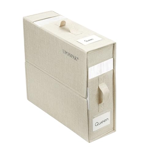 Foldable Cube Bed Sheet Organizers, Linen Closet Storage