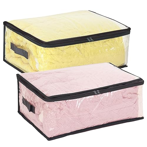 Clear Clothes Storage Bags for Sweaters, Bedding, Closet