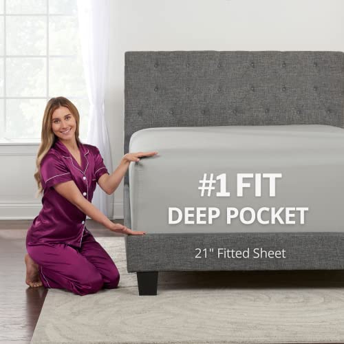 Soft Queen Size Deep Pocket Fitted Sheet Set