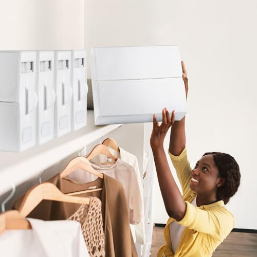 Set of 2 Foldable Linen Bed Sheet Organizers