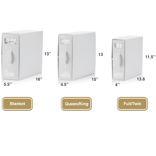 Set of 2 Foldable Linen Bed Sheet Organizers