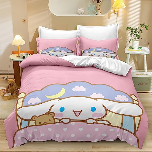 3D Cartoon CIN-namoroll Bedding Set - Gift for All