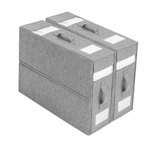 Foldable SheetCube Bed Sheet Organizers, 2-Pack, Linen Closet Organizer