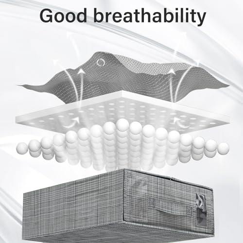 4 Pack Bedding Storage Boxes for Sheets and Linens