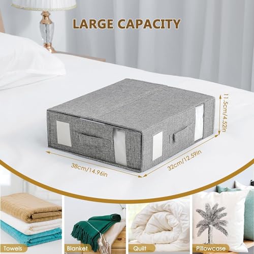 Foldable SheetCube Bed Sheet Organizers, 2-Pack, Linen Closet Organizer