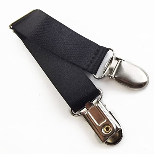 Adjustable Elastic Bed Sheet Grippers Straps Set