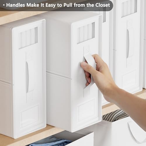 White Bed Sheet Storage Organizers (4 Pack)