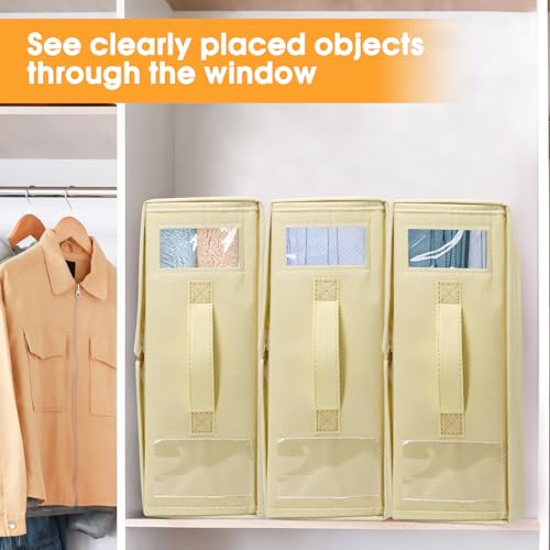 Bed Sheet Storage Organizer Set for Linen Closet