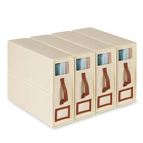 Jitnetiy Bedding Organizers: Queen/King Size Storage Boxes
