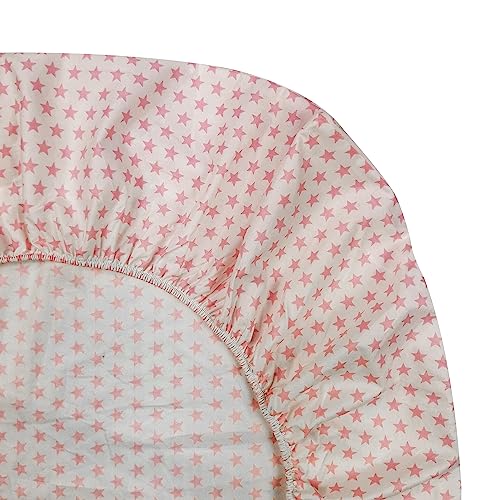 3-Piece Crib Bedding Set for Girls, Toddler-sized