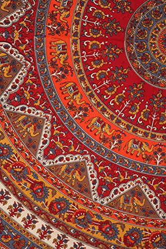 Bohemian Mandala Wall Tapestry for Bedroom, 54x84 Inches