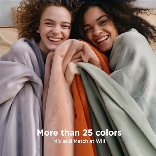 Grey Fleece Throw Blanket for Couch - Soft & Cozy