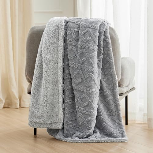 Sherpa Throw Blanket - Cozy, Soft, Warm Fleece