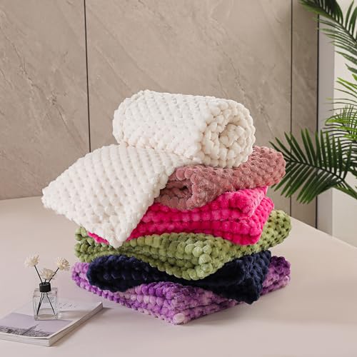 Stylish Extra Large Jacquard Throw Blanket, Clouds Design