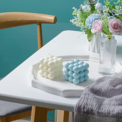 Scented Cube Soy Wax Candle Set with Bubble Design