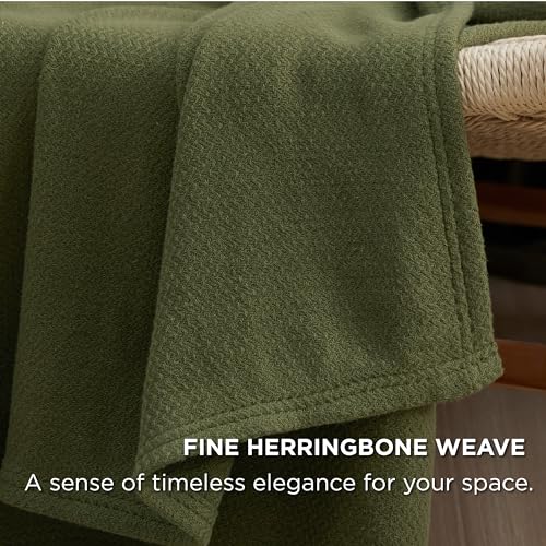 Soft Cozy Cotton Blanket for Queen Size Bed