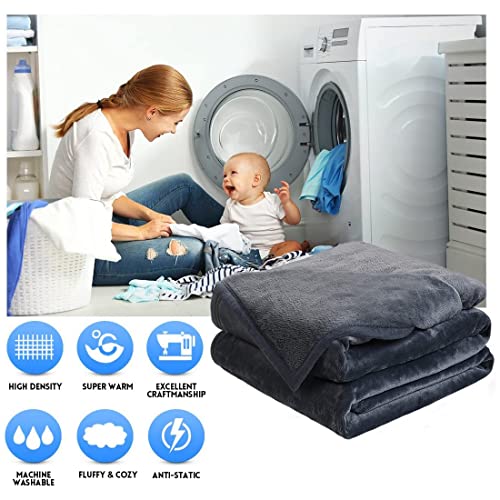 Cozy Queen Size Blanket for Couch, Bed, Sofa