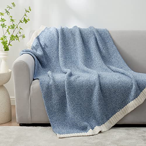 Heather Blue Snuggle Sac Soft Throw Blanket 50" x 60