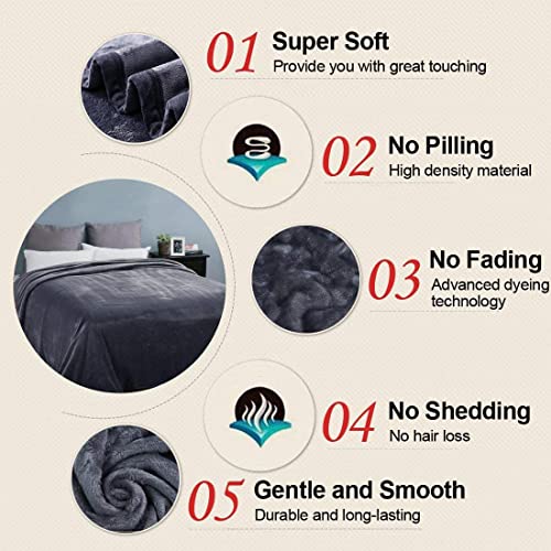 Cozy Queen Size Blanket for Couch, Bed, Sofa