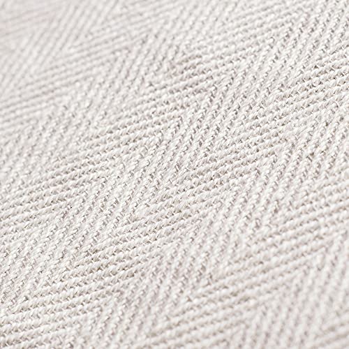 Americanflat 100% Cotton 50x60 Cream Throw Blanket