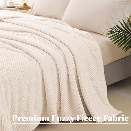 Fuzzy Fleece Whale Flotilla Throw Blanket, 50x70 Inch