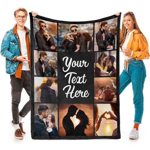 Personalized Photo Blanket for Valentines Day Gifts