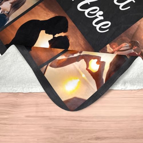 Personalized Photo Blanket for Valentines Day Gifts