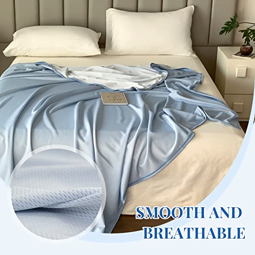OMERAI Cooling Blanket Queen, Breathable Summer Soft Throw