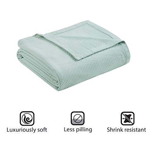Madison Park Luxury Cotton Blanket - Soft & Cozy