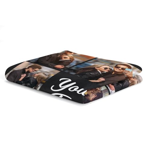 Personalized Photo Blanket for Valentines Day Gifts
