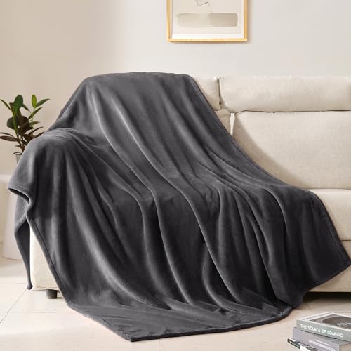 Luxury Flannel Throw Blanket for Couch, Bed or Sofa
