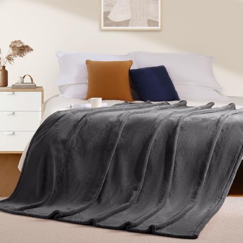 Luxury Flannel Throw Blanket for Couch, Bed or Sofa