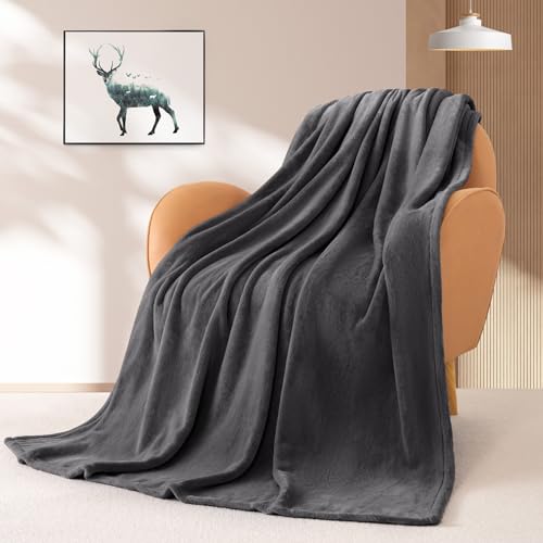 Luxury Flannel Throw Blanket for Couch, Bed or Sofa