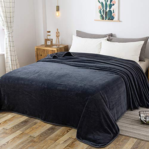 Premium Fleece Blanket Queen Size - Lightweight & Soft