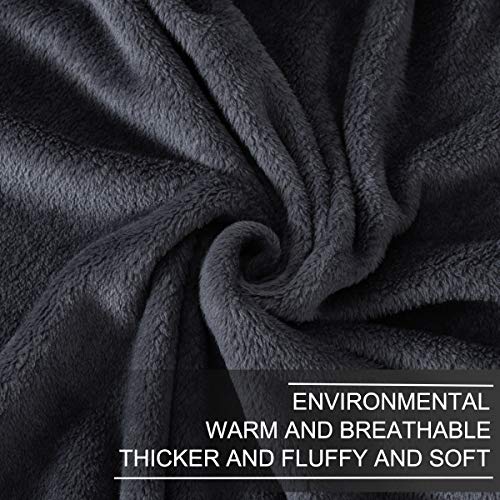 Premium Fleece Blanket Queen Size - Lightweight & Soft