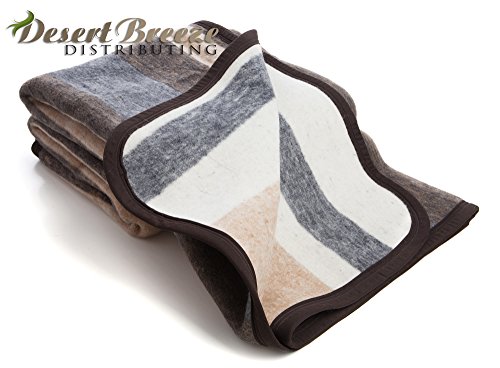Andean Collection Alpaca & Merino Wool Queen Size Blanket