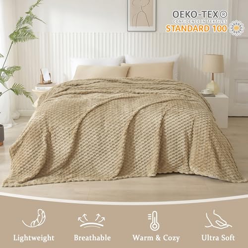 Luxurious Ultra Soft Flannel Fleece Blanket - Queen Size