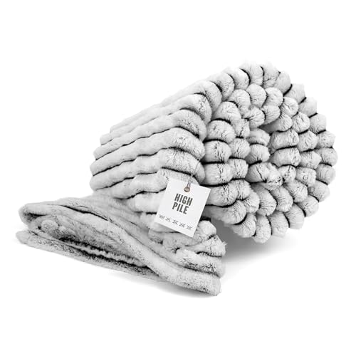 High Pile Soft Blanket for Couch - Lightweight & Cozy