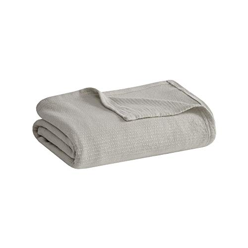 Luxury Cotton Blanket - Grey King Size 108x90