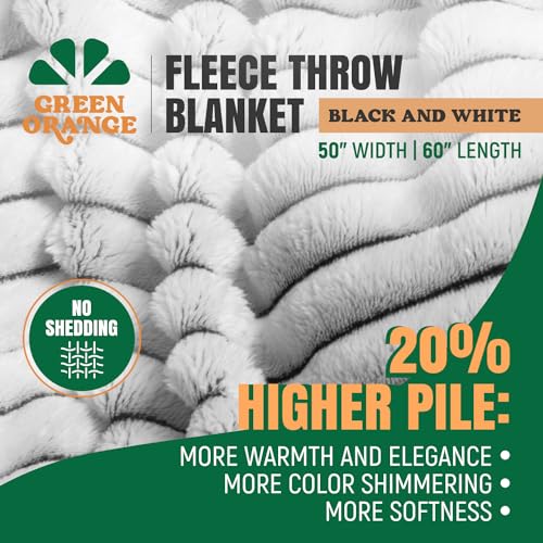 High Pile Soft Blanket for Couch - Lightweight & Cozy