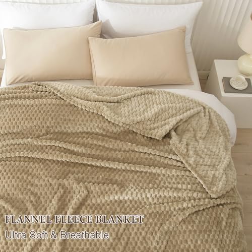 Luxurious Ultra Soft Flannel Fleece Blanket - Queen Size