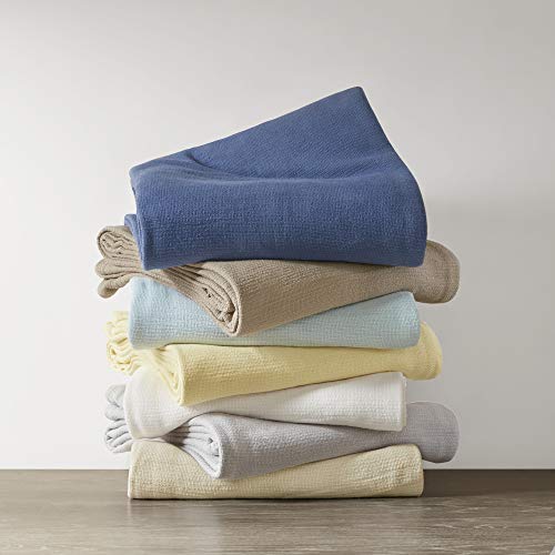 Luxury Cotton Blanket - Grey King Size 108x90