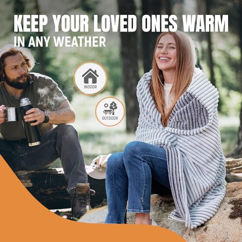 High Pile Soft Blanket for Couch - Lightweight & Cozy