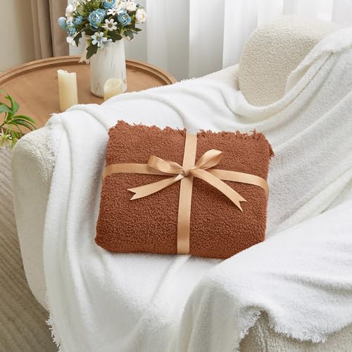 Soft and Cozy Fringe Throw Blanket for Indoor & Outdoor