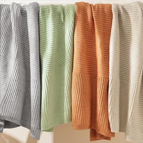 Bedsure Knitted Throw Blanket - Soft Cozy & Lightweight