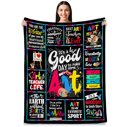 Velivn Artist Gifts - Soft Fannel Throw Blanket