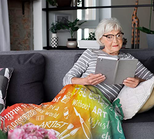 Artist-themed Blanket: Perfect Gift for Art Lovers