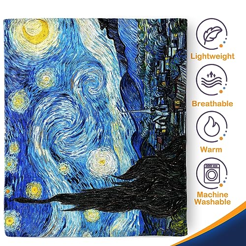 Vincent Van Gogh Starry Night Blanket - Abstract Art