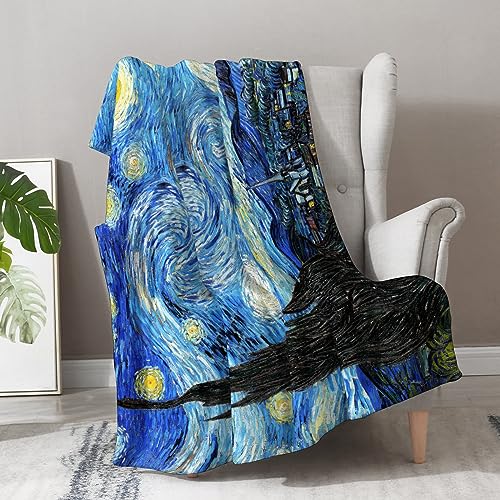 Vincent Van Gogh Starry Night Blanket - Abstract Art