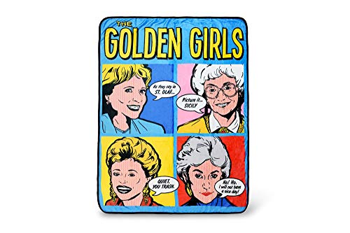 Golden Girls Pop-Art Gallery Throw Blanket | Famous Quotes